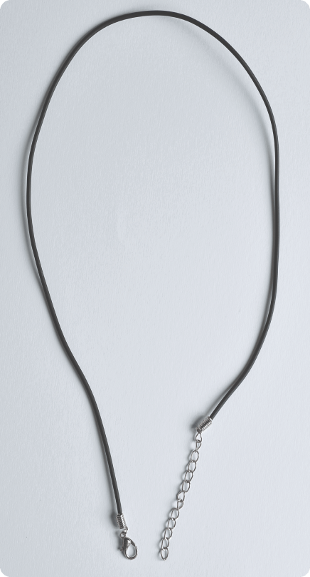 Collar con una fotografía en porcelana
