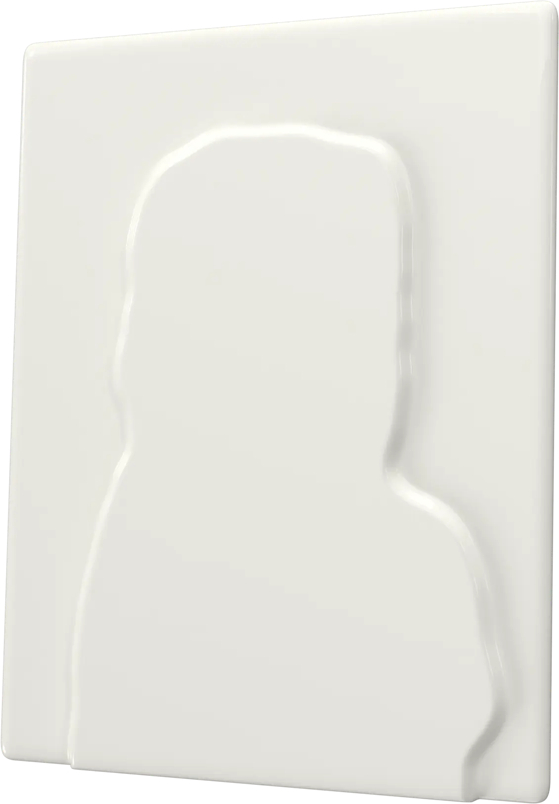 Fotografía en porcelana 3D rectangular